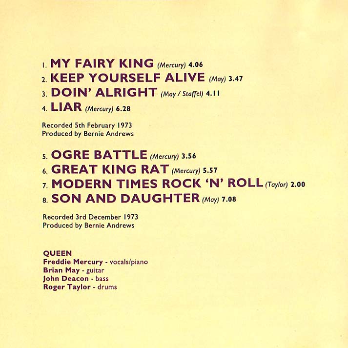 Queen  At the beeb  inside